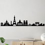 Wallity Paris Skyline Escultura de pared en Negro